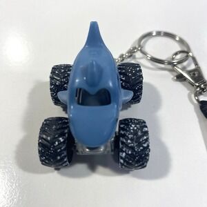 Monster Jam Mini Megalodon 1:87 Custom Keychain Lanyard Winter Snow Tires